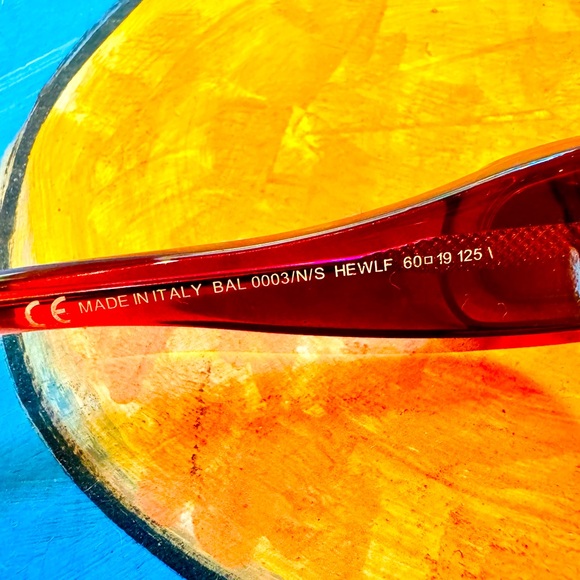 Authentic Oversized Balenciaga Sunglasses in Super Mod Purple and Orange - Picture 2 of 10